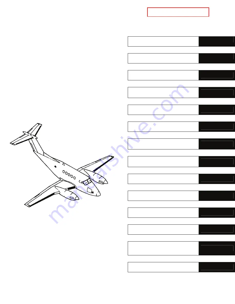 Beechcraft C-12C Operator And Technical Reference Manual Download Page 1