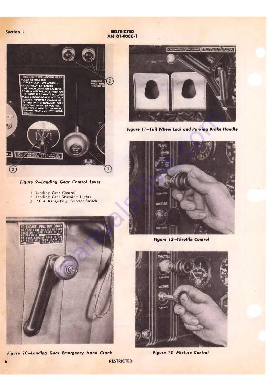 Beechcraft TRAVELLER GB-2 1944 Pilot'S Flight Operating Instructions Download Page 10