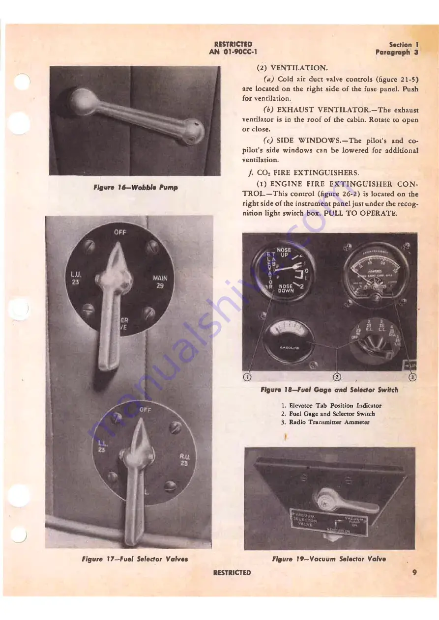 Beechcraft TRAVELLER GB-2 1944 Pilot'S Flight Operating Instructions Download Page 13