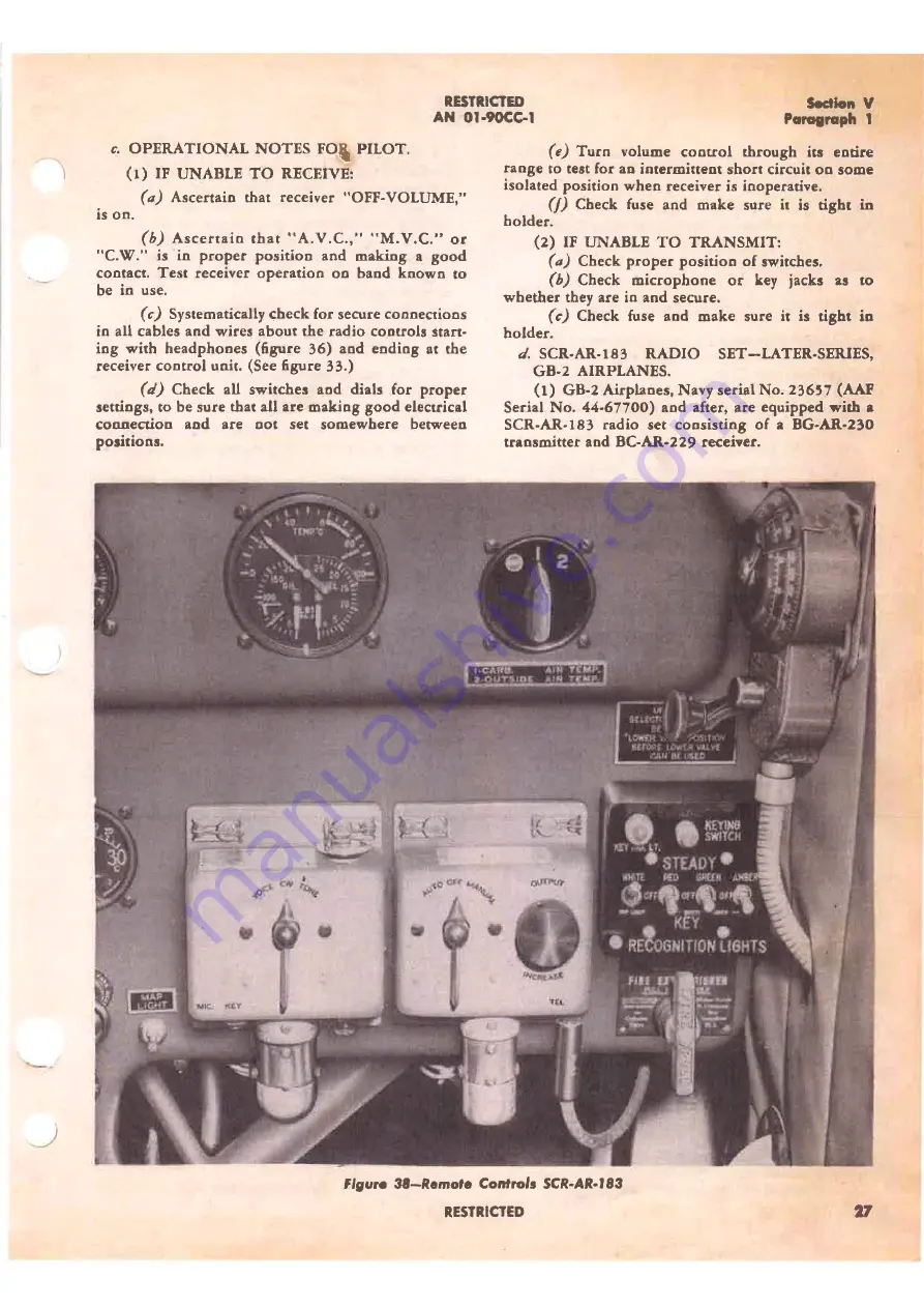 Beechcraft TRAVELLER GB-2 1944 Pilot'S Flight Operating Instructions Download Page 31