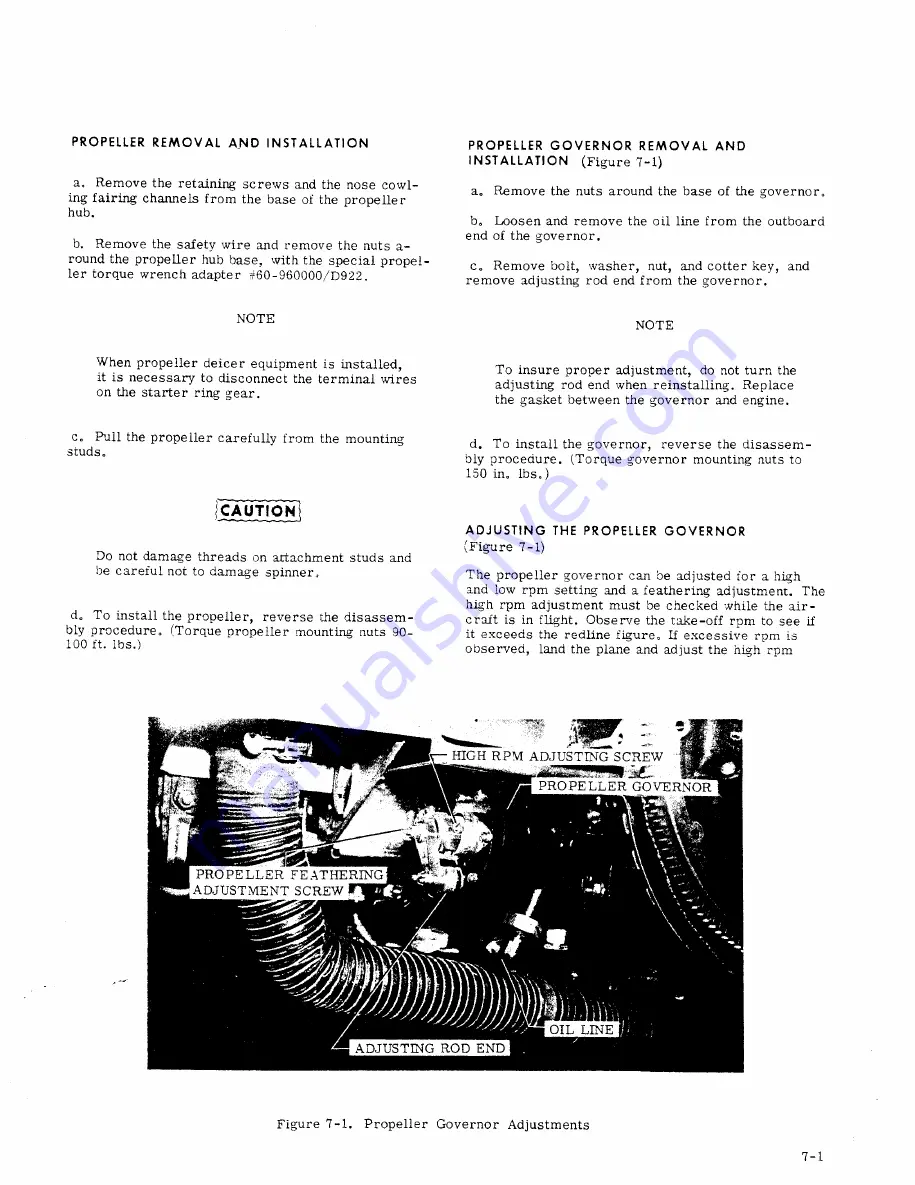 Beechcraft Turbo-Baron 56TC Shop Manual Download Page 181