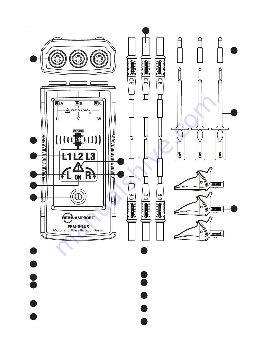 Beha-Amprobe PRM-6-EUR Скачать руководство пользователя страница 126