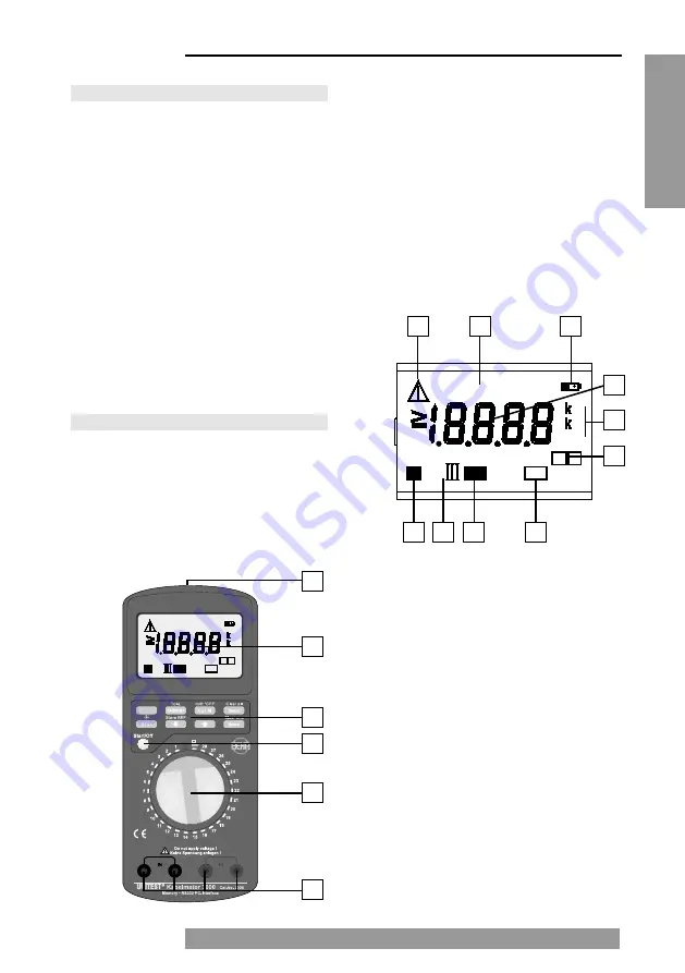 BEHA Unitest 2005 Instruction Manual Download Page 5