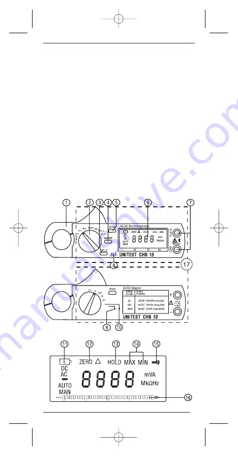 BEHA UNITEST CHB 10 Instruction Manual Download Page 5