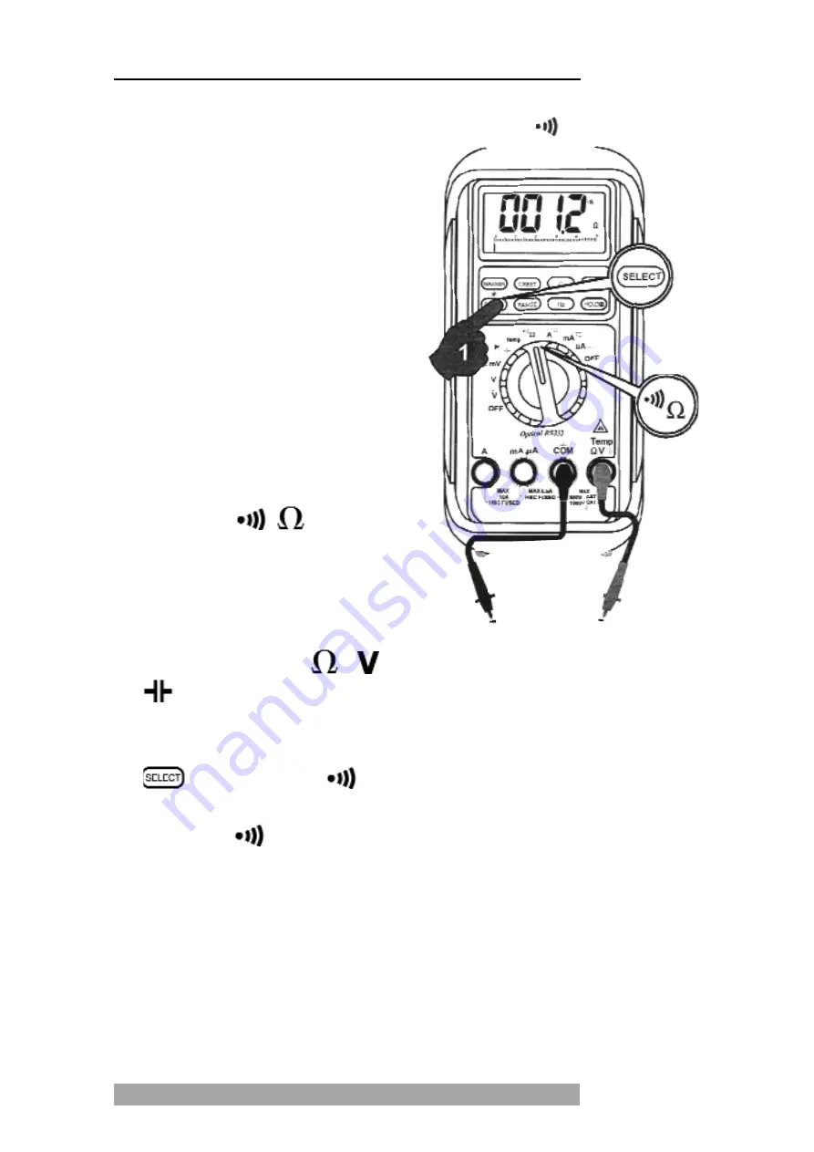 BEHA Unitest Hexagon 310 Instruction Manual Download Page 20