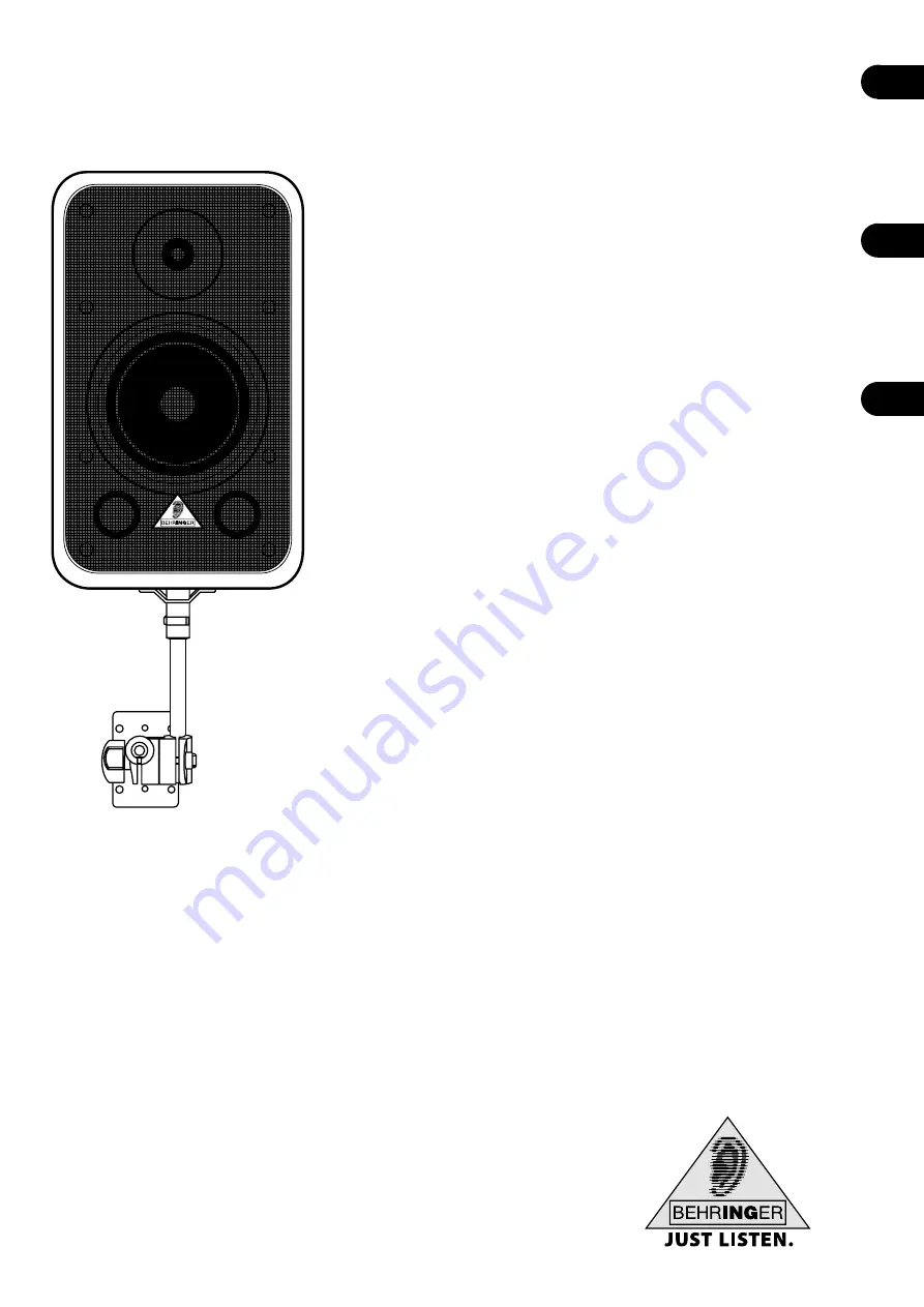 Behringer CE500A Operating/Safety Instructions Manual Download Page 1