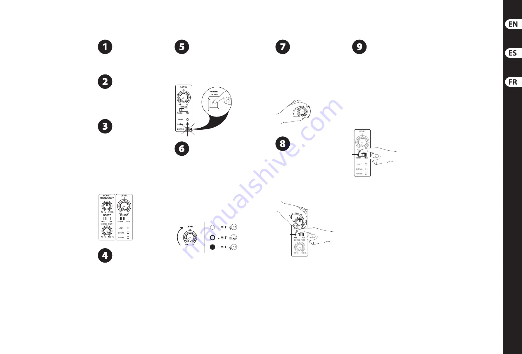 Behringer Eurolive B1500D-PRO Quick Start Manual Download Page 7