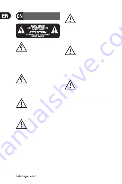 Behringer T-47 User Manual Download Page 2