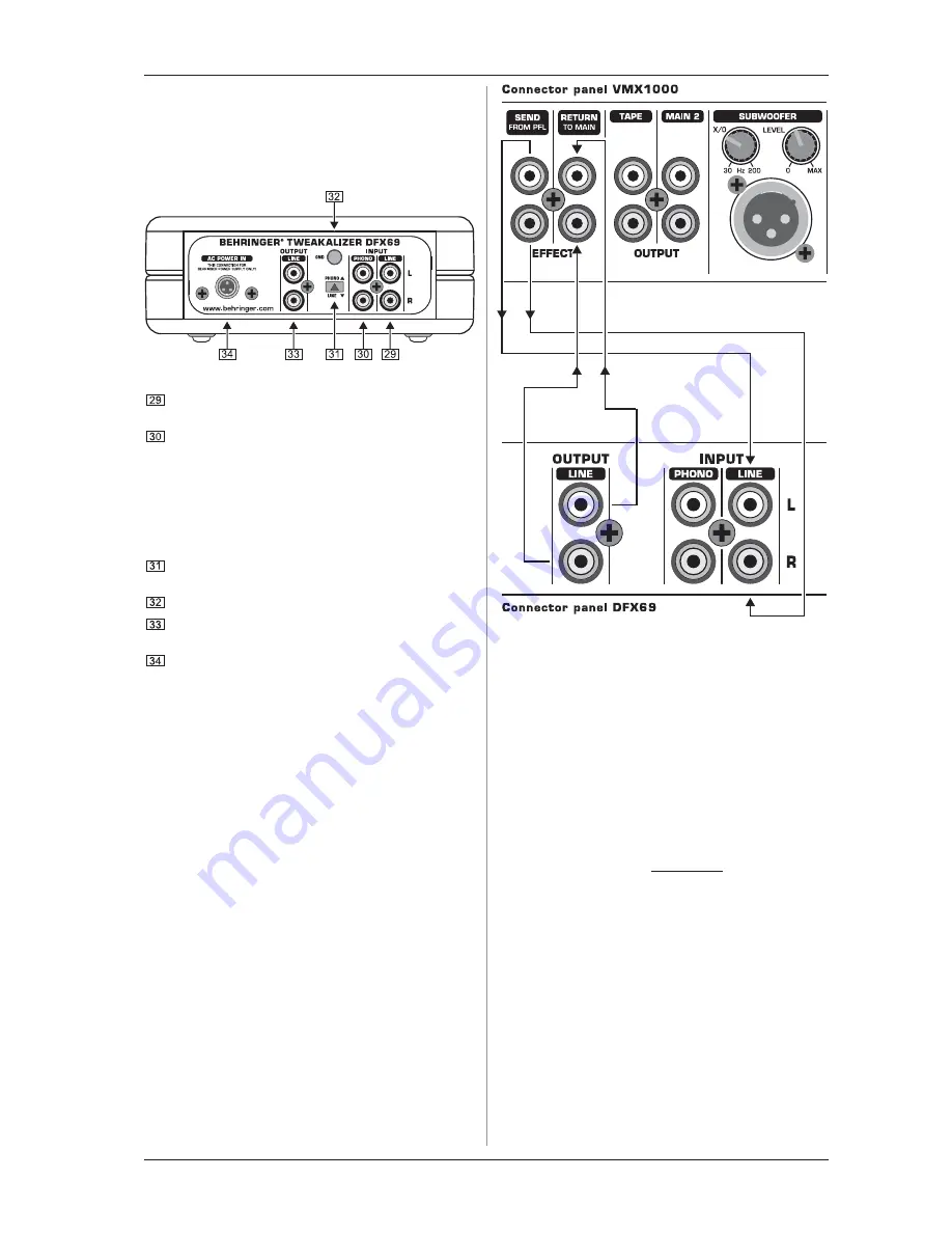 Behringer Tweakalizer DFX69 Скачать руководство пользователя страница 9