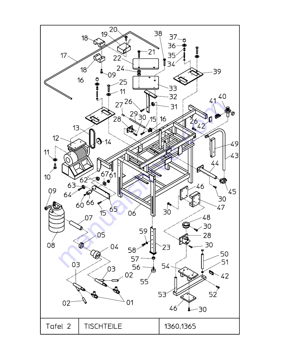 Beisler 1360 Spare Parts Download Page 6