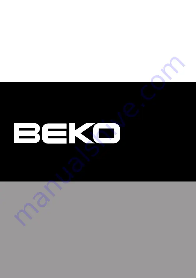 Beko 2012 CX Owner'S Manual Download Page 1