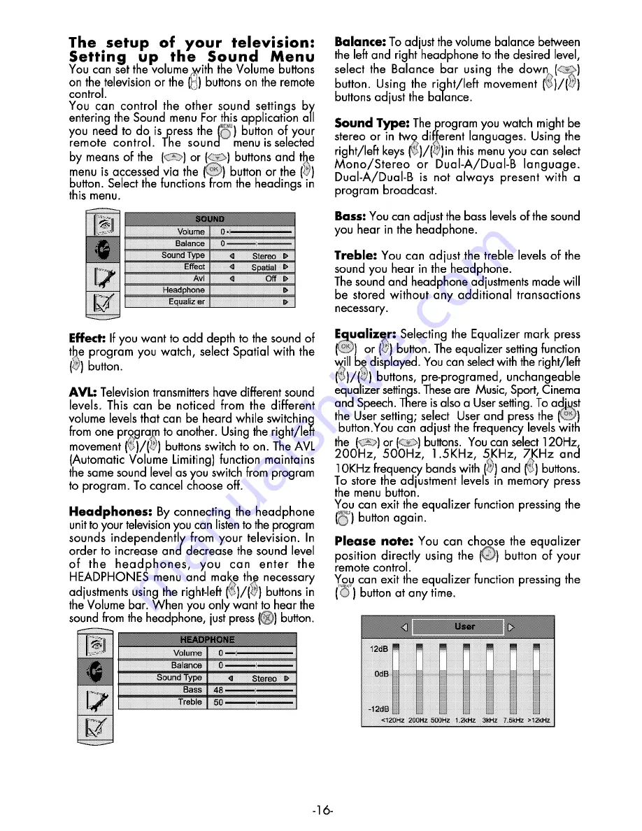 Beko 32WLA530HI Operating Instructions Manual Download Page 16