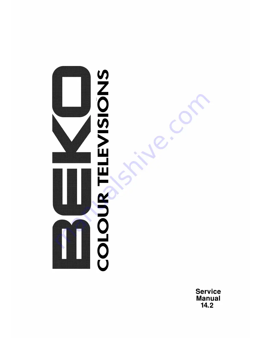 Beko 32wlz530hid Service Bulletin Download Page 1