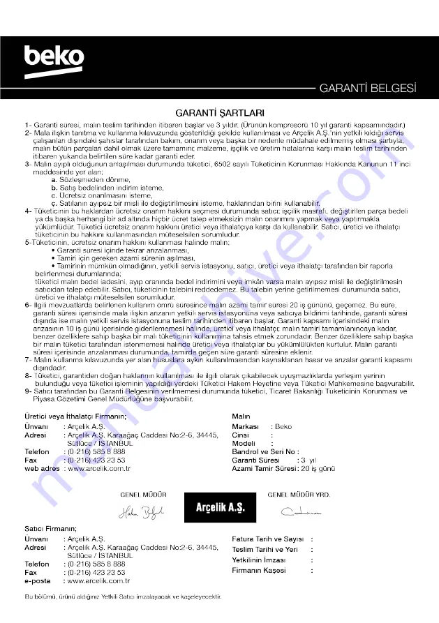 Beko 678551EI User Manual Download Page 32