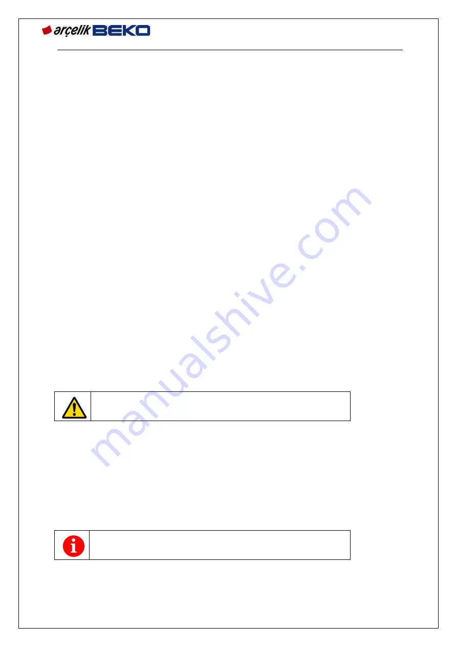 Beko 8700000649 Service Manual Download Page 10