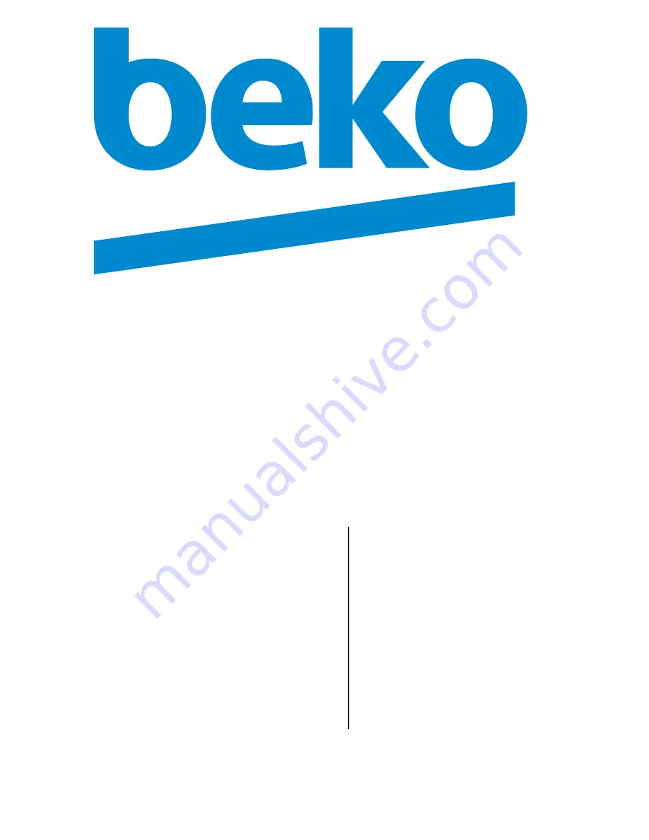 Beko ASN541B Manual Download Page 1