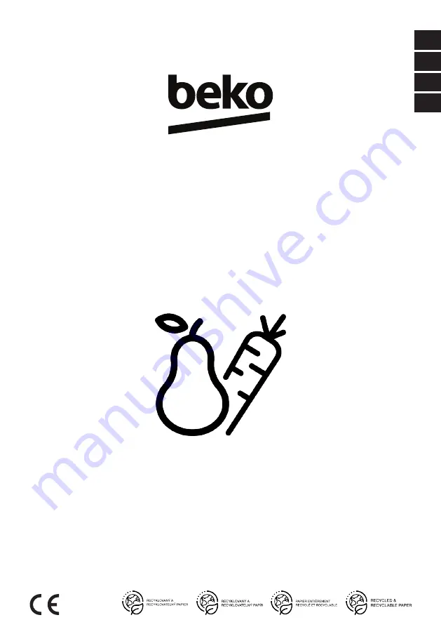 Beko B3RMLNE444HW1 User Manual Download Page 1