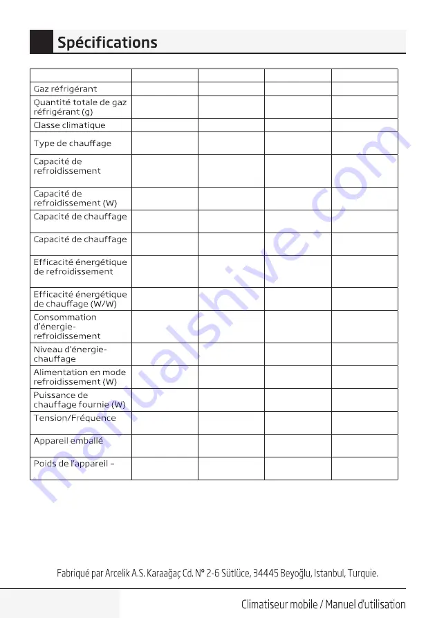 Beko BA 310 AC Instruction Manual Download Page 90