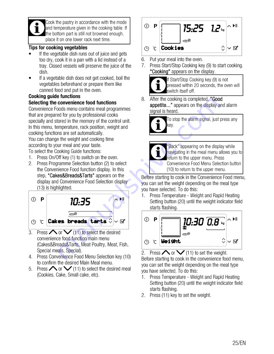 Beko BCM15500XG User Manual Download Page 25