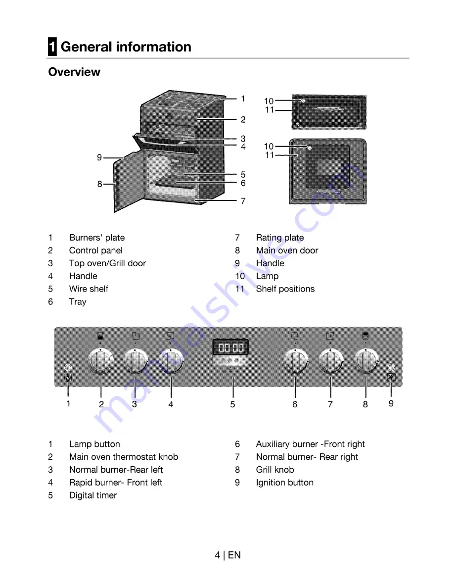 Beko BDG 683 P Скачать руководство пользователя страница 4