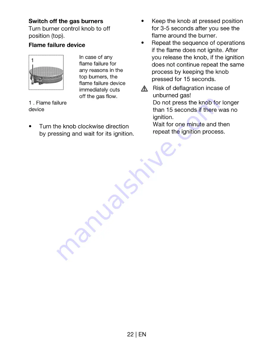 Beko BDG 684 P Double Cavity User Manual Download Page 23