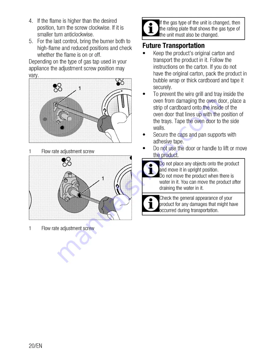 Beko BDVF100 User Manual Download Page 20