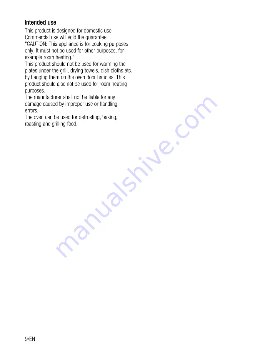 Beko BDVG 592 User Manual Download Page 10