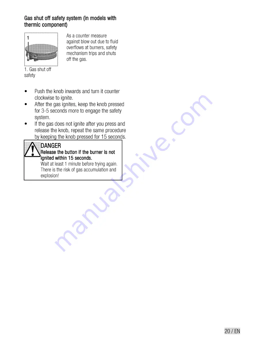 Beko BDVG 592 User Manual Download Page 21