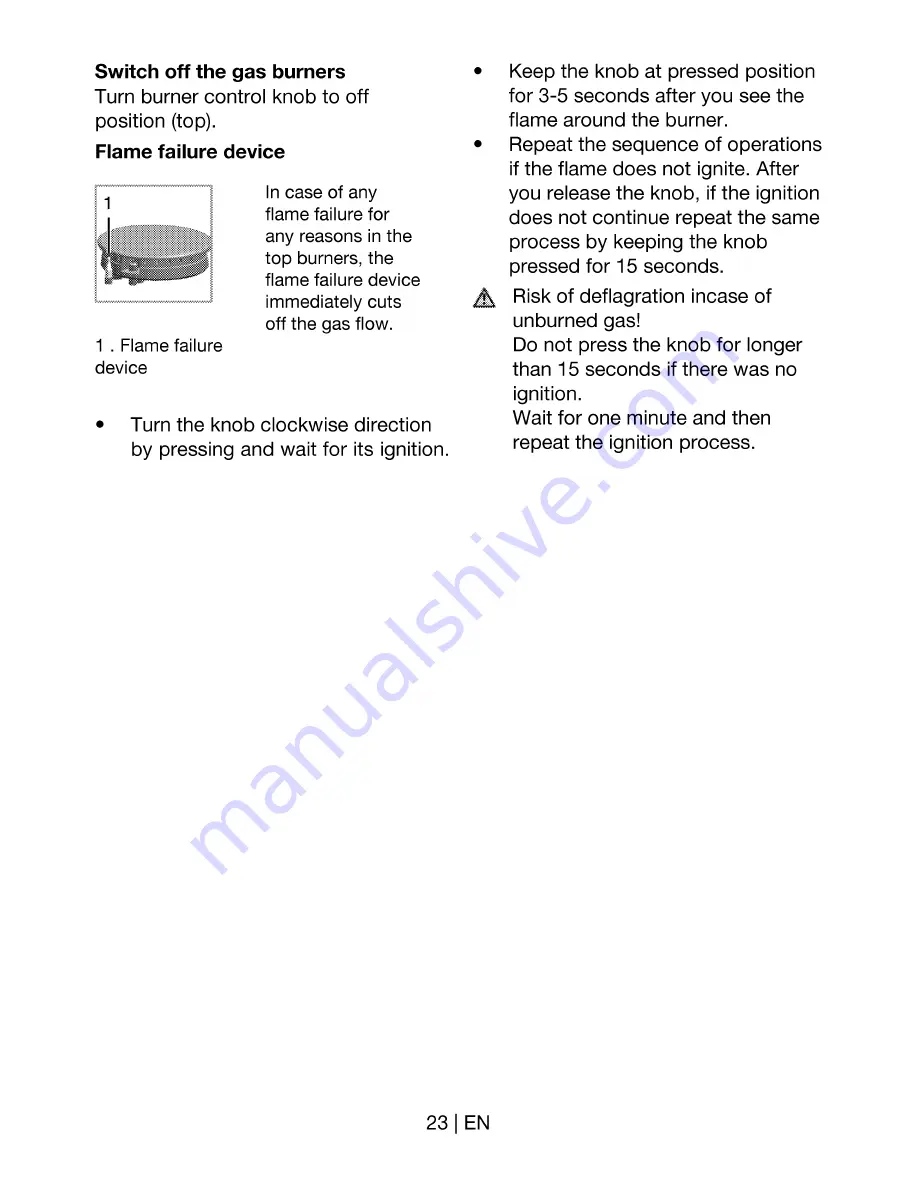 Beko BDVG 693 P User Manual Download Page 24