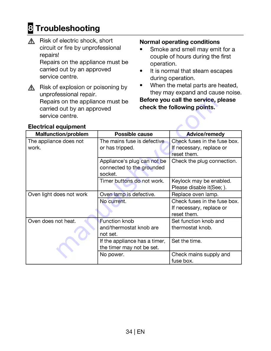 Beko BDVG 693 P User Manual Download Page 35