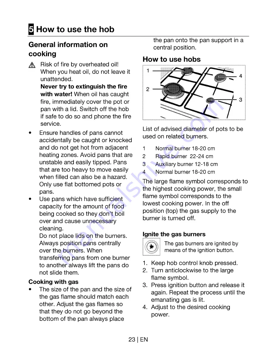 Beko BDVG 697 P User Manual Download Page 24