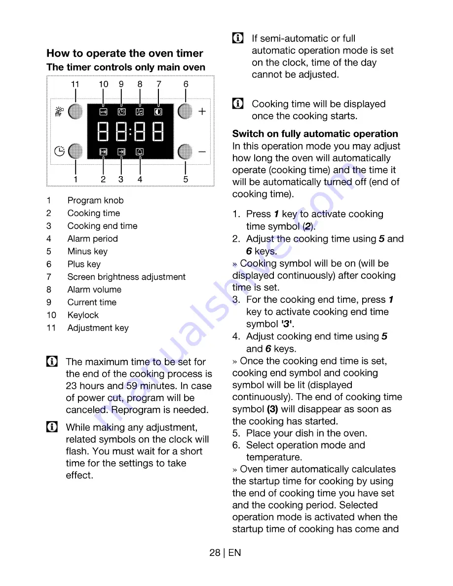 Beko BDVG 697 P User Manual Download Page 29