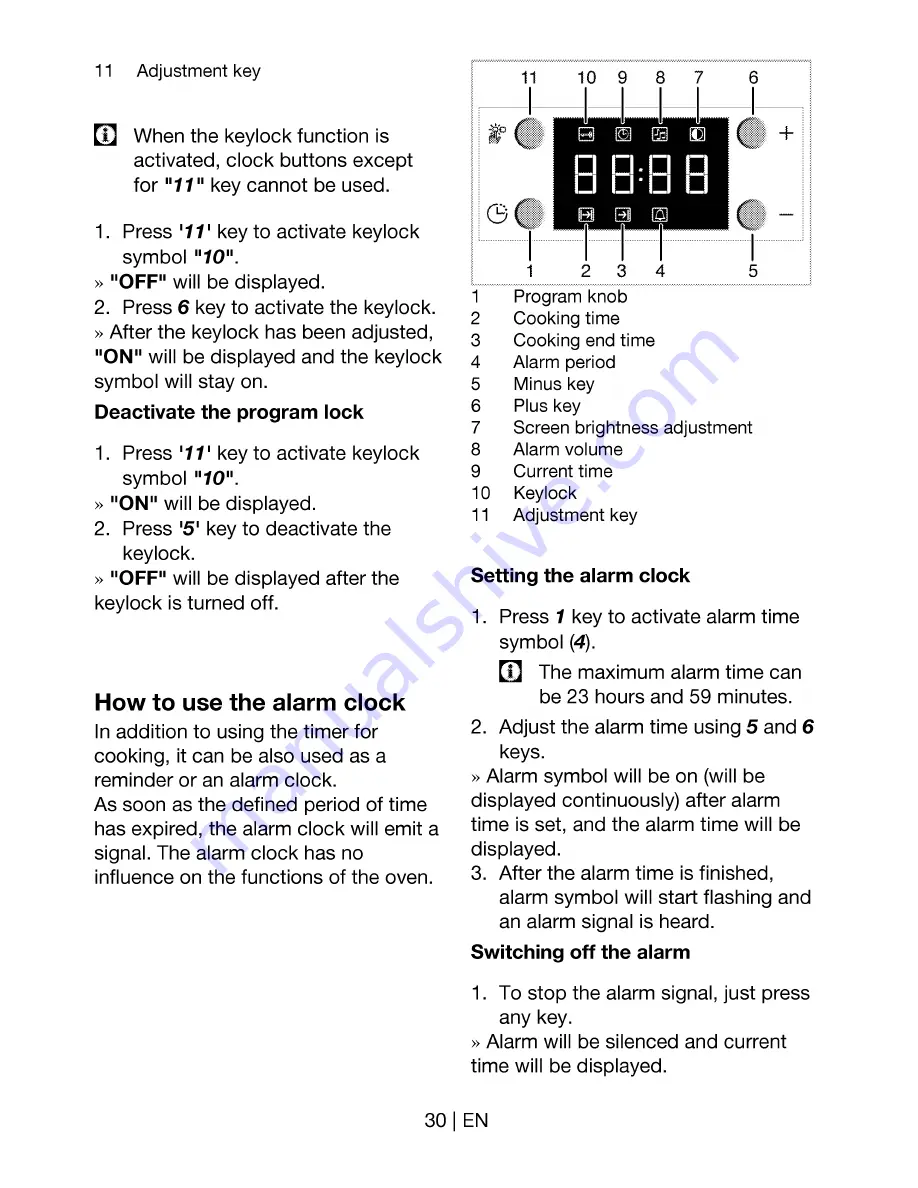 Beko BDVG 697 P User Manual Download Page 31