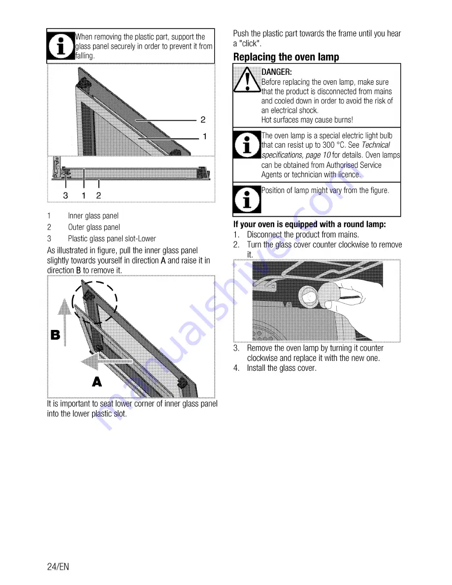 Beko BIF22300XR User Manual Download Page 24