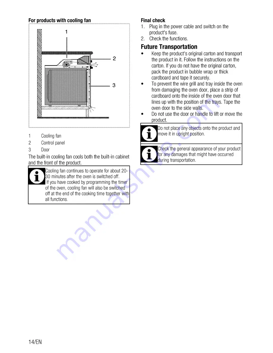 Beko BIM22101M User Manual Download Page 14