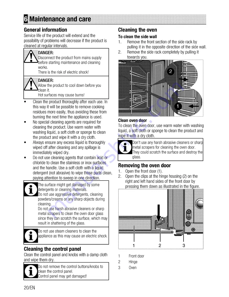 Beko BIM22101M User Manual Download Page 20