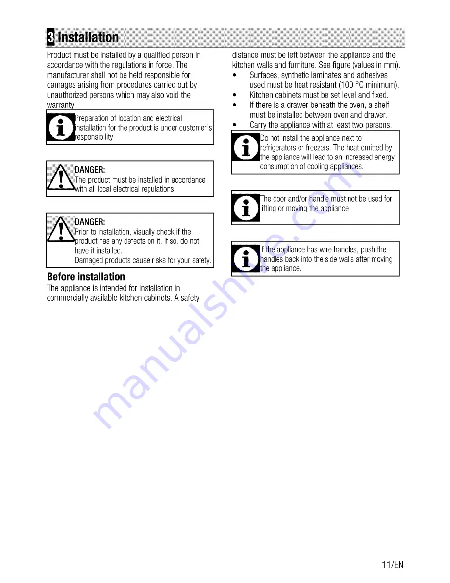 Beko BIM25101XM User Manual Download Page 11