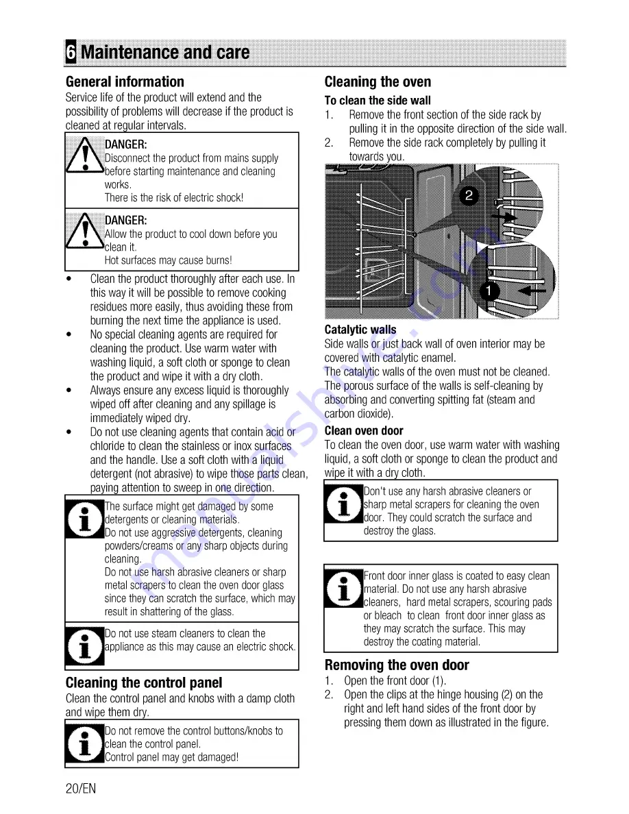 Beko BIM25101XM User Manual Download Page 20