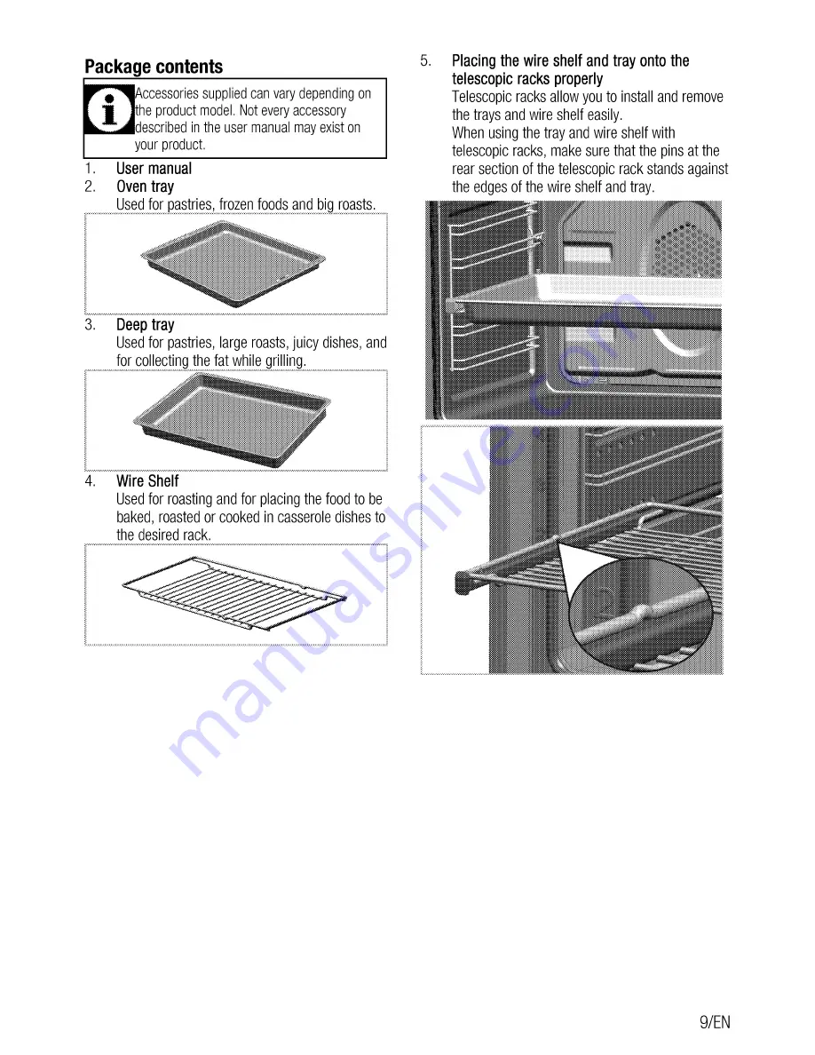 Beko BIM35300XMS User Manual Download Page 9