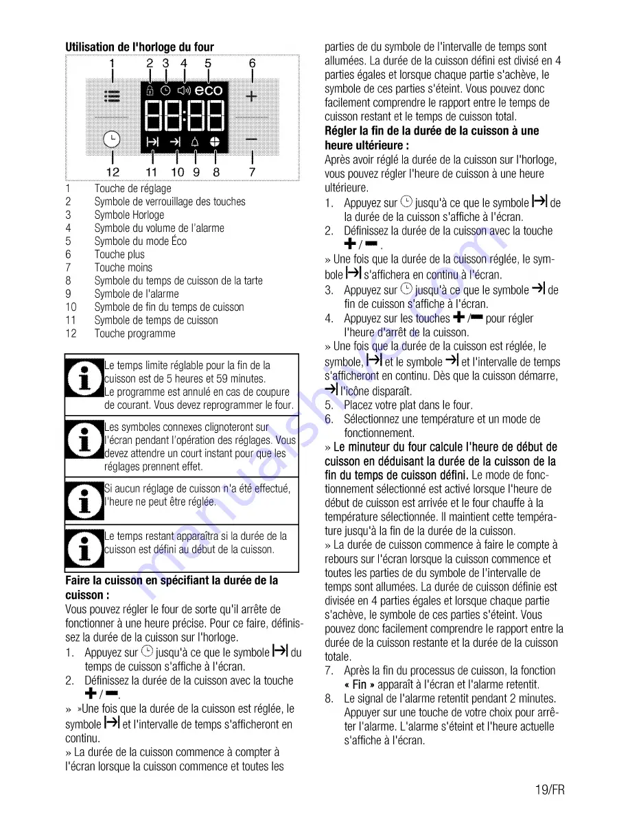 Beko BIM35300XMS User Manual Download Page 69