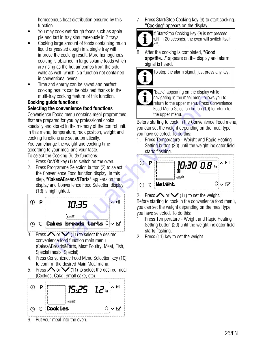 Beko BIR35500XMS User Manual Download Page 25