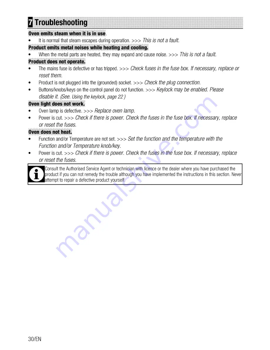 Beko BIR35500XMS User Manual Download Page 30