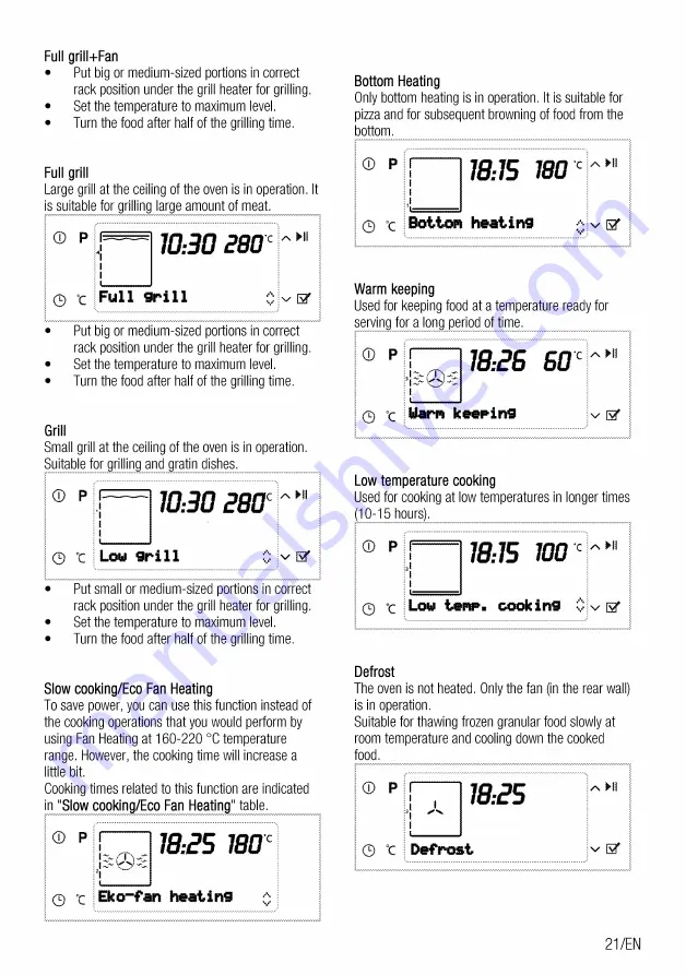 Beko BIS35500XMS User Manual Download Page 21