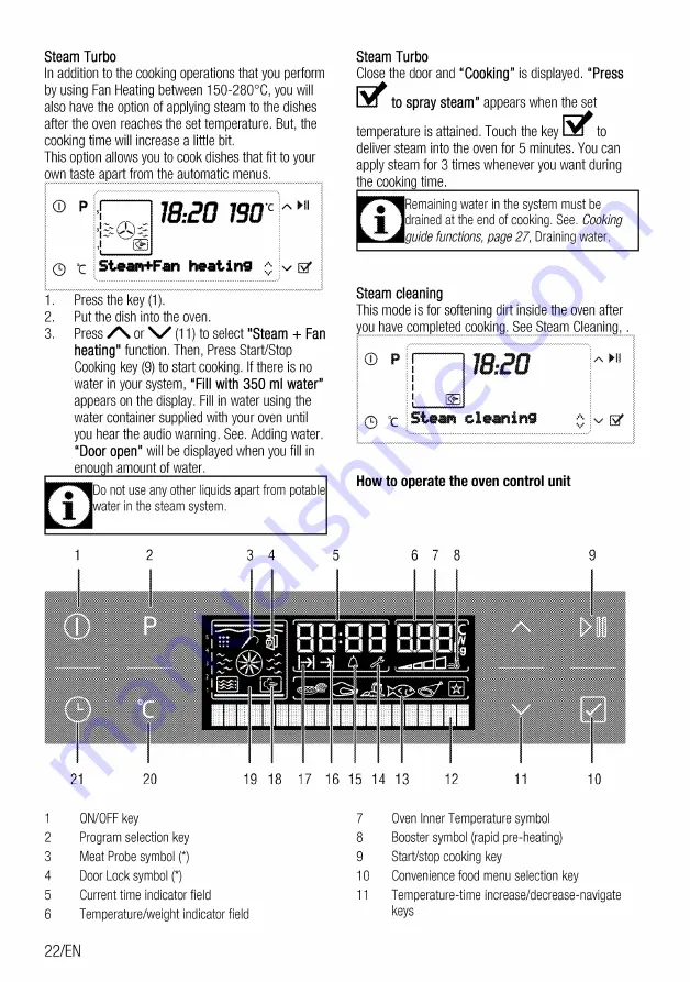 Beko BIS35500XMS User Manual Download Page 22