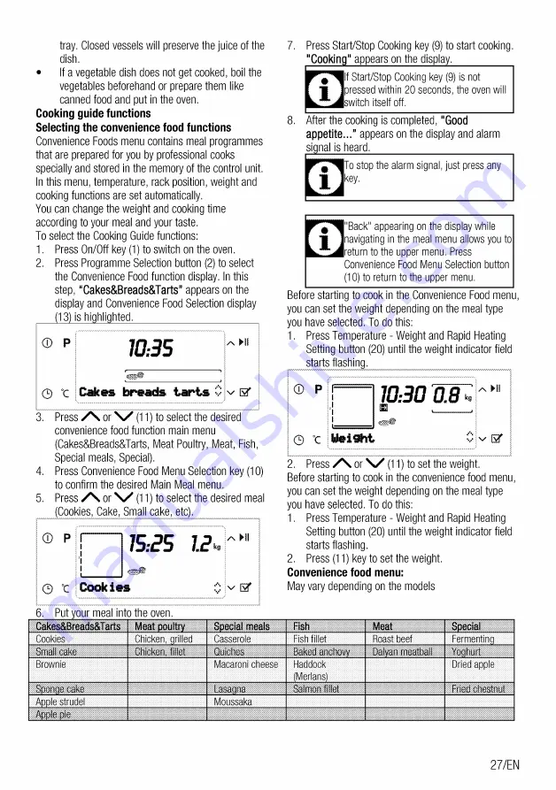 Beko BIS35500XMS User Manual Download Page 27