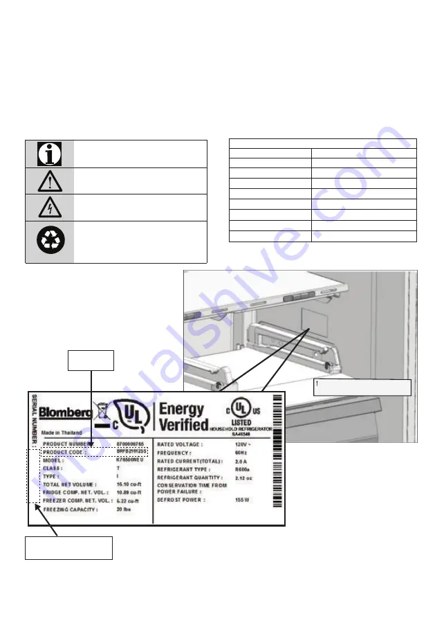 Beko Blomberg BRFB21612 Series Скачать руководство пользователя страница 27