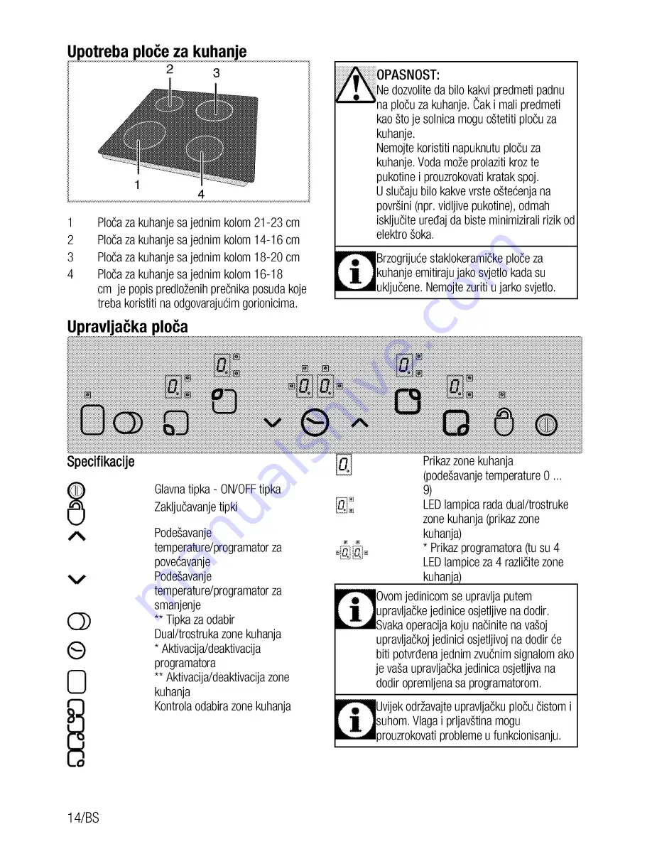 Beko BSM22320X User Manual Download Page 36