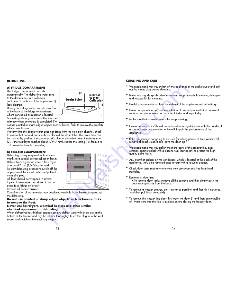 Beko CA 5410 Operating Instructions Manual Download Page 8