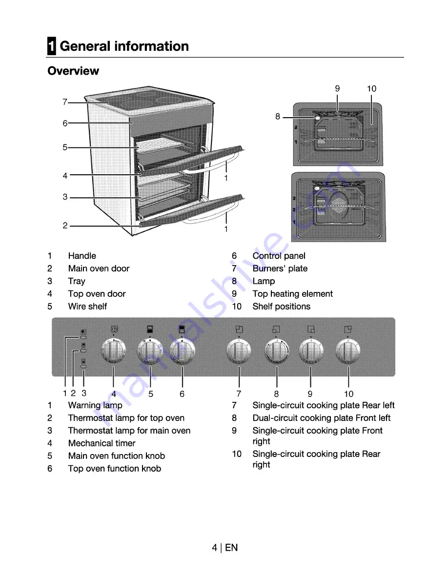 Beko CDF 67100 G User Manual Download Page 4