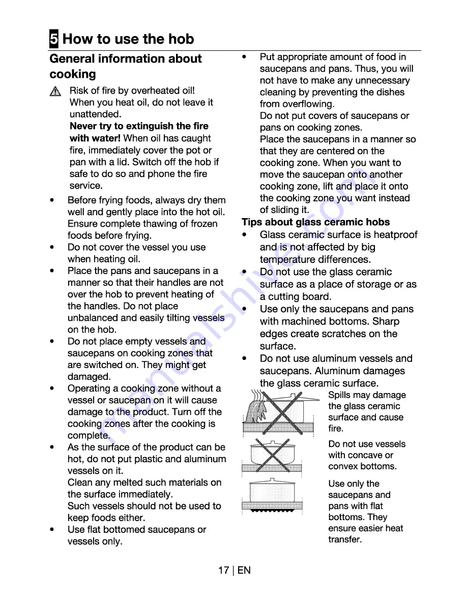 Beko CDF 67100 G User Manual Download Page 17